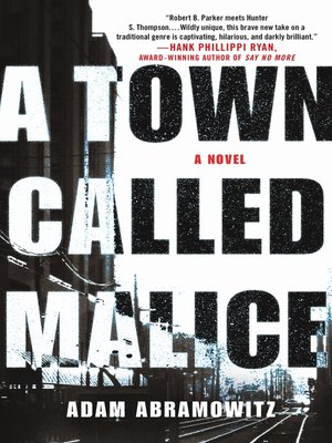 cover image of A Town Called Malice